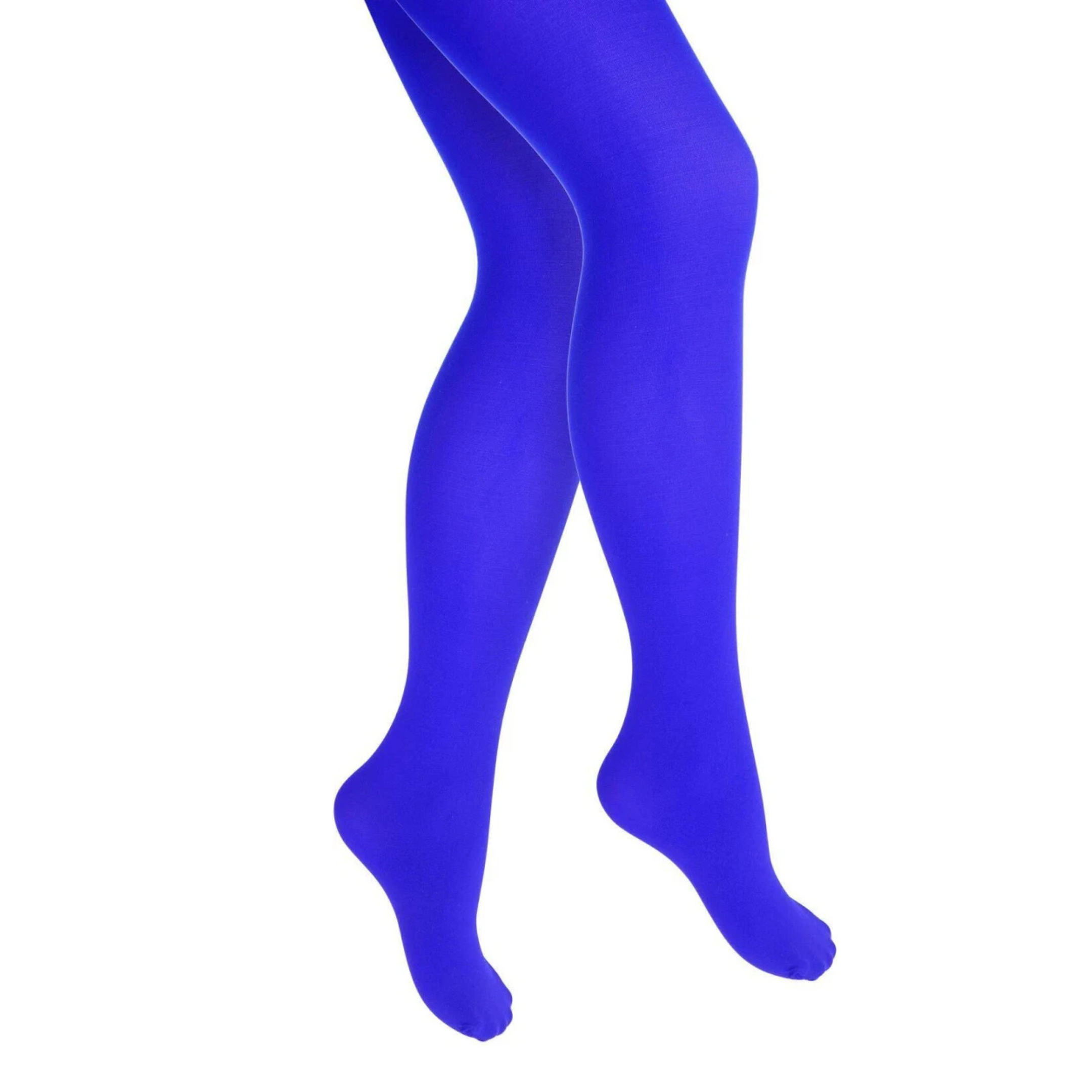 Blue Pantyhose Tights Womens