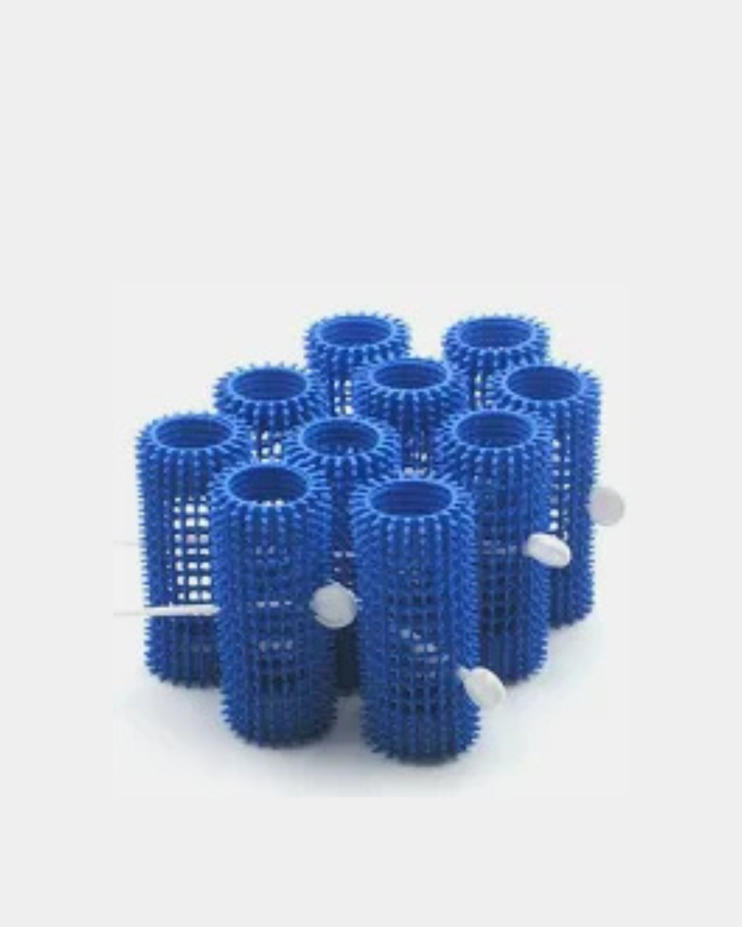 Blue Hair Curling Rollers 30mm x10