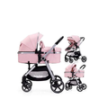 Lortsybab 2-in-1 Baby Stroller - Folding Infant Newborn Pram Stroller with Reversible Seat