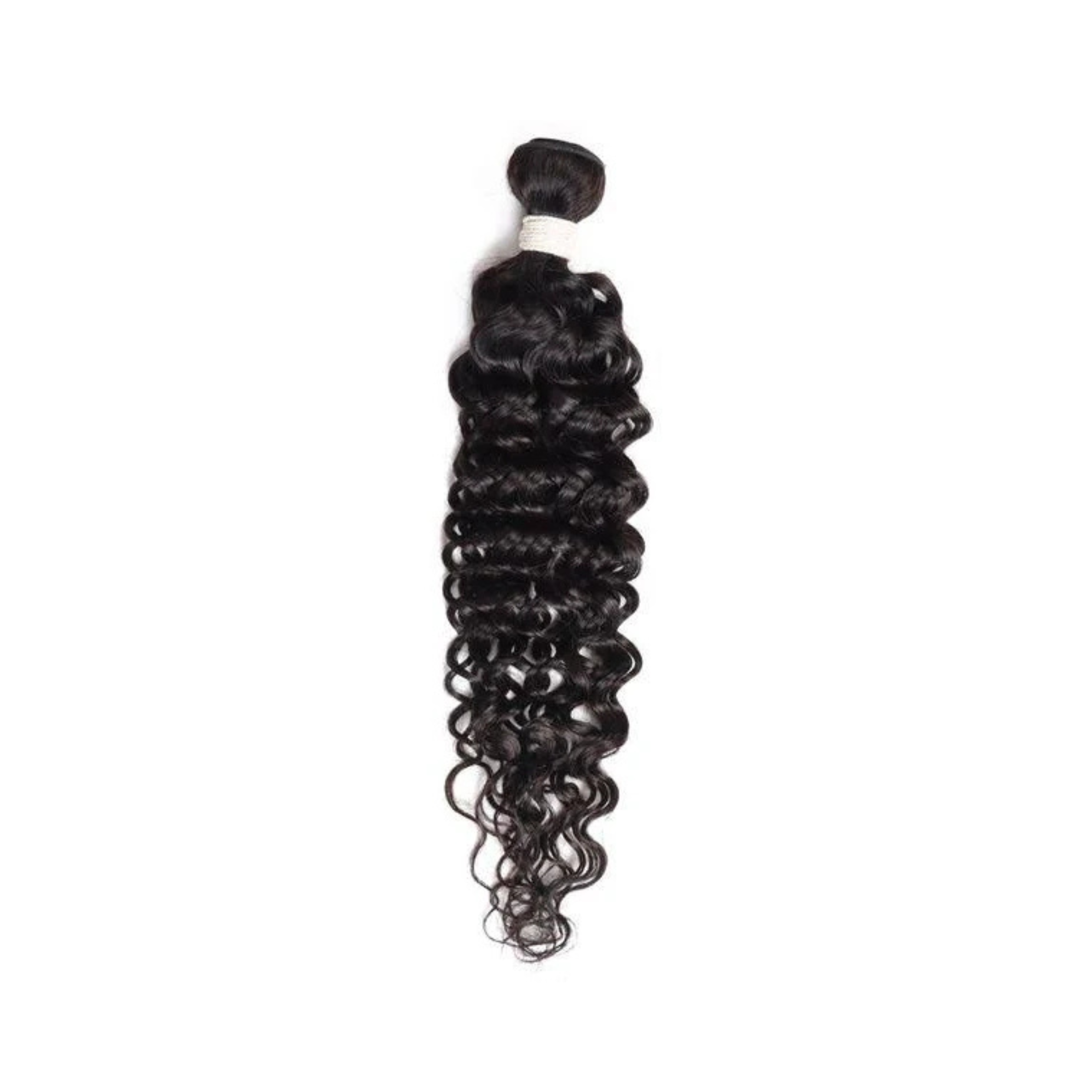 100% Human Hair Water Wave Bundles Black Unprocessed Human Hair 14 Inch