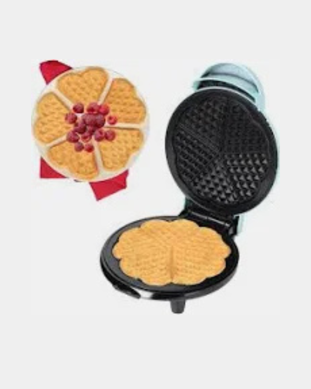 Round Flower Shaped Waffle Maker