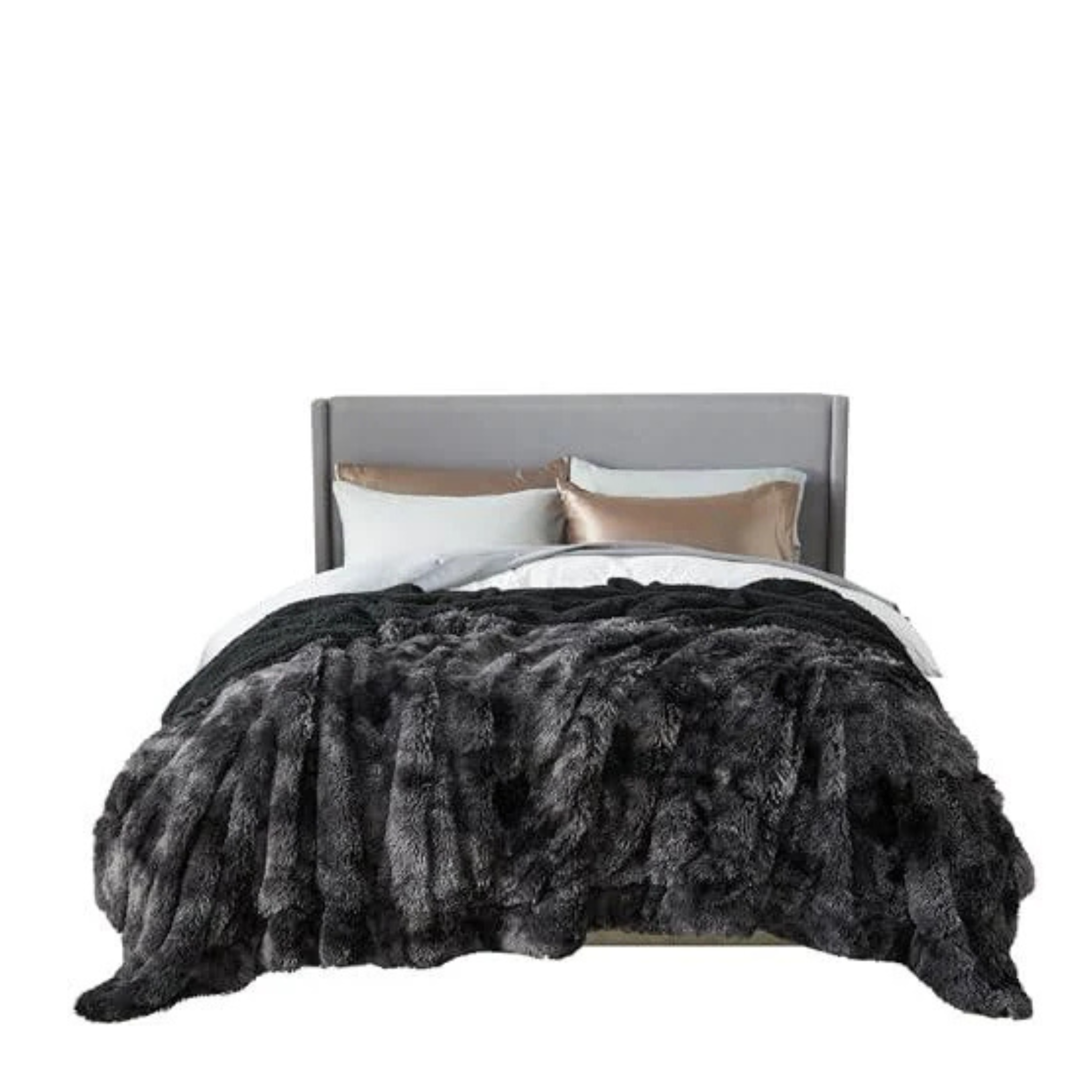 Bedsure Fluffy Fuzzy Faux Fur Throw Blanket Soft Sherpa