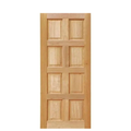 Wooden Front Door Mixed Timber 10 Block-Panel