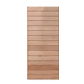 Wooden Door - Horizontal Slatted 813x2332 Semi Exterior Meranti Wood Door