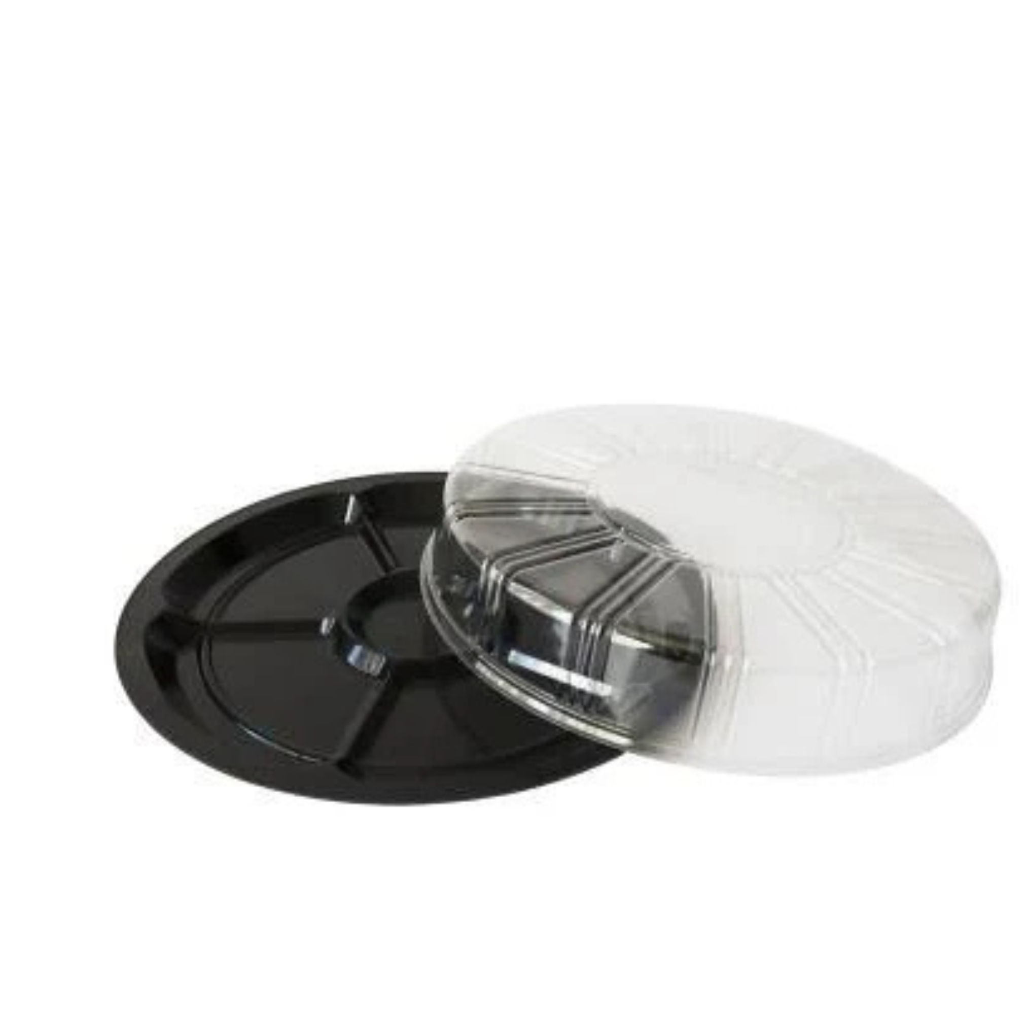 Round Catering Platter Divided Sections