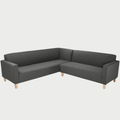 L-Shaped Leather Couches