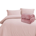 Assorted Pink Blankets Set