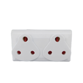 Adaptor 2 X16 A White E/Mate