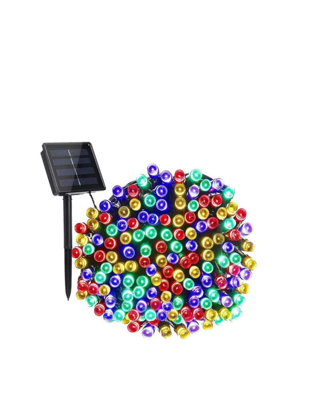 Solar Fairy String Lights 100 LED Outdoor Garden Christmas Party Decor Colourful