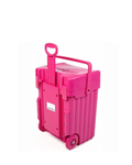Cadii Bag Pink Body and Trim with Dividers and Lunchbox