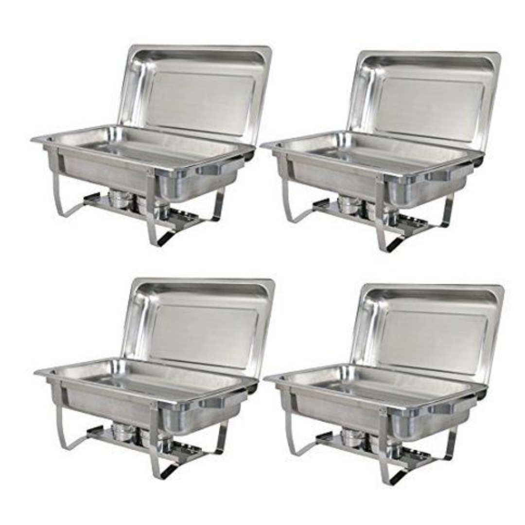 Silver Chafing Dish Set x6