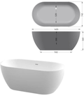 Classique Freestanding Bath White