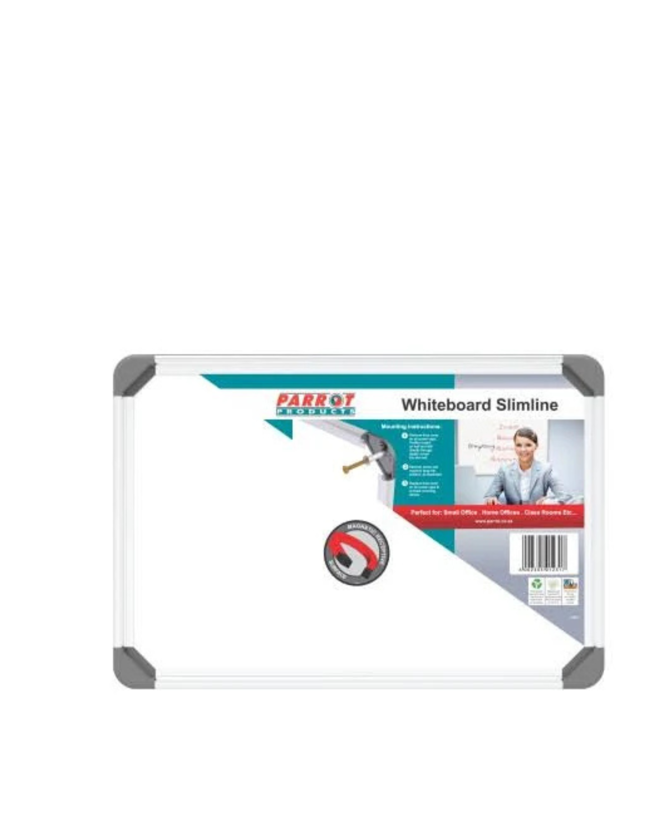 Parrot Slimline Magnetic Whiteboard