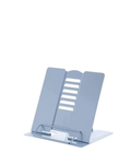 Reading Book Stand Adjustable Metal Book Holder Blue