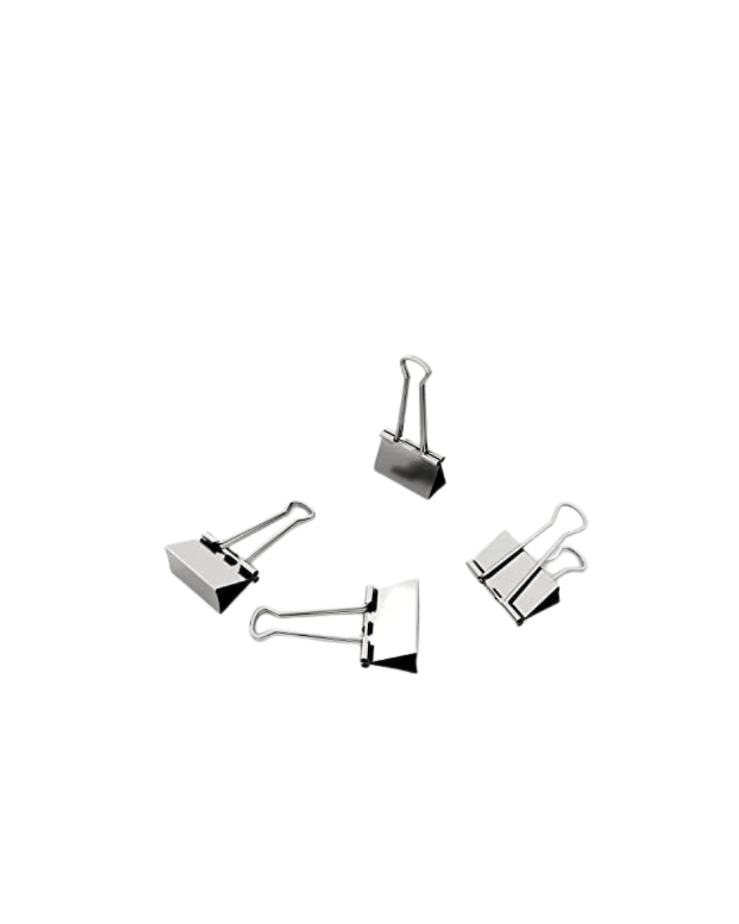 Nctinystore Binder Clips Small Metal Clamp 0.75 inch / 19 mm