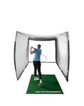 The Indoor Golf Shop - Hitting Net with Target Knotless Golf Net for Indoor and Outdoor Practice