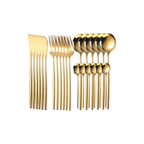Fansee Australia Gold Cutlery Set Matte Finish