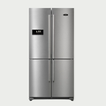 Double door stainless Steel Fridge