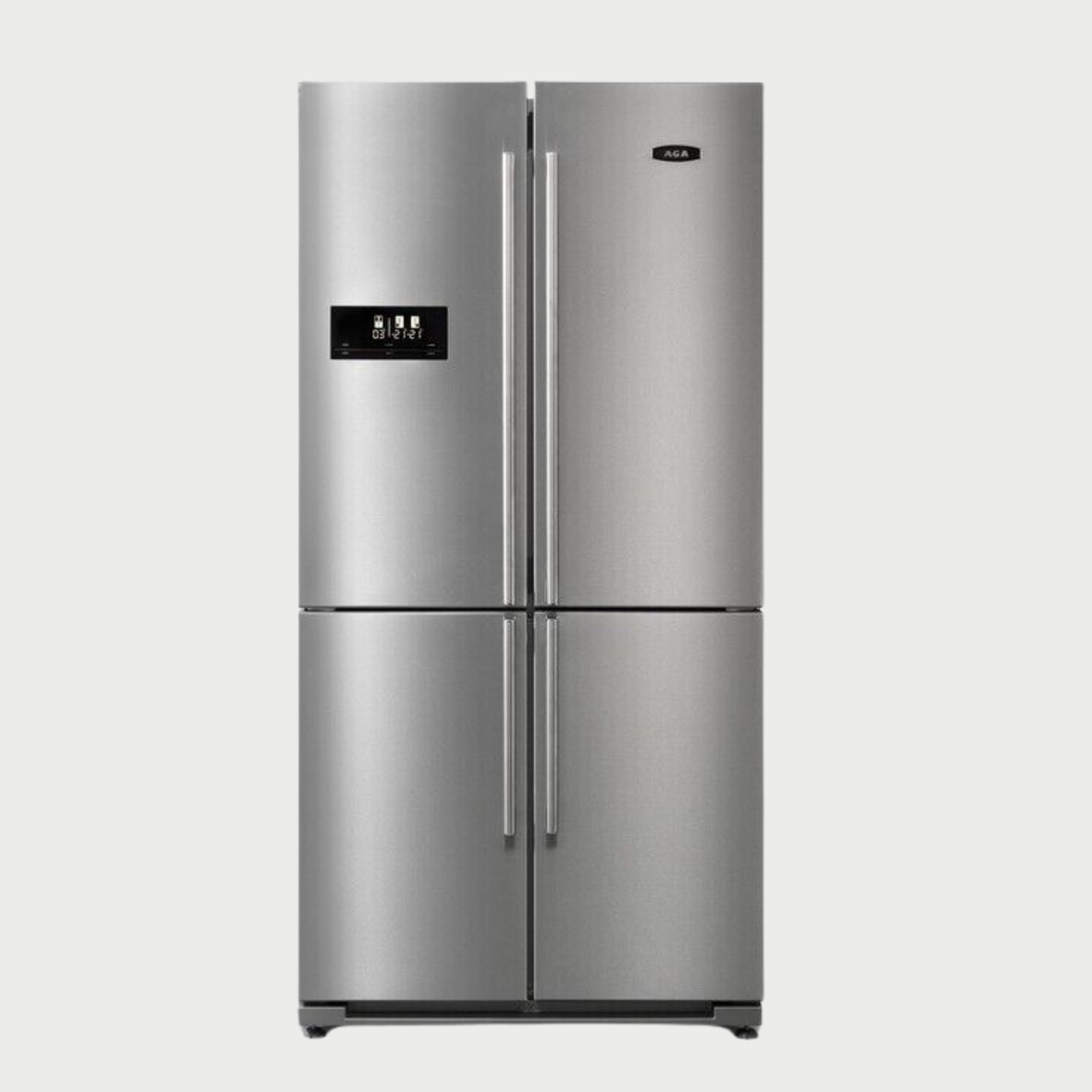 Double door stainless Steel Fridge