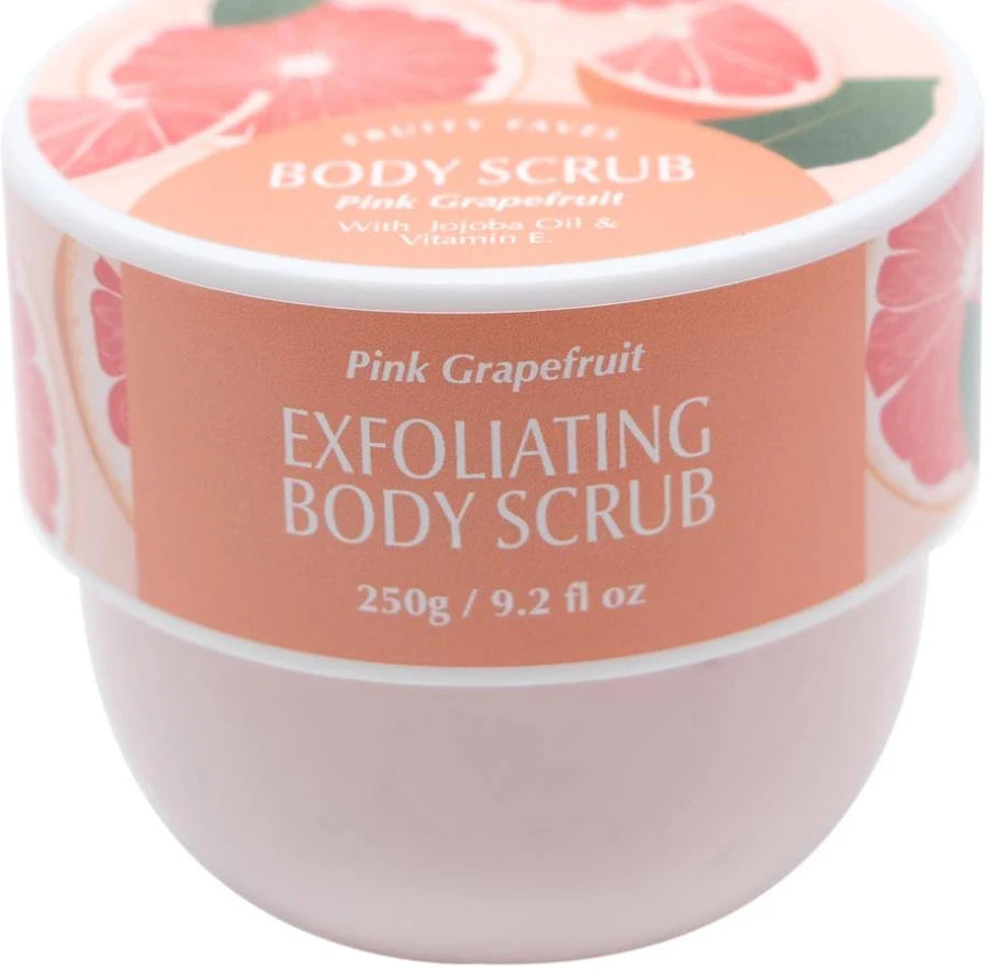 Natures Edition Fruity Faves Exfoliating Body Scrub Pink Grapefruit