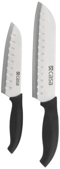 Casa Napoli 2Piece Santoku Knife Set