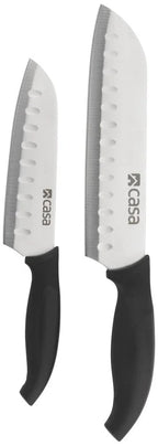Casa Napoli 2Piece Santoku Knife Set