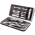Premium Manicure Pedicure Set Nail Clippers Kit - 12 Piece Stainless Steel