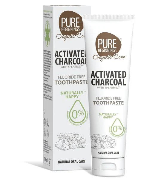 Pure Beginnings Activated Charcoal Toothpaste