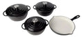 Black Iron Cast Pot Set