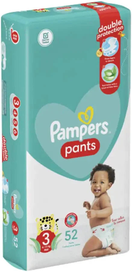 Pampers Pants Value Pack Size 3 Midi 52's